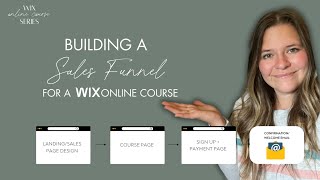 Creating an Online Course Sales Funnel in Wix