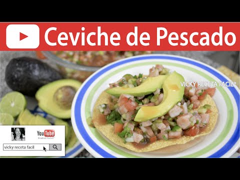 CEVICHE DE PESCADO | Vicky Receta Fácil