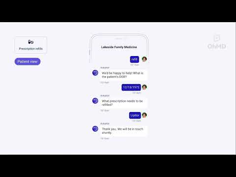 Automate Patient Conversations with OhMD Autopilot