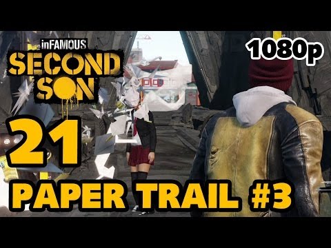 inFAMOUS: Second Son - Paper Trail Mission #2 [1/2] Walkthrough PART 21 [1080p] TRUE-HD QUALITY