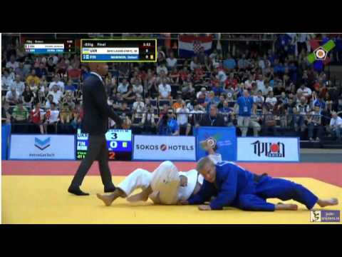 Judo 2016 European Championships Cadets: Matlashevskyi (UKR) - Makinen (FIN) [-81kg] final