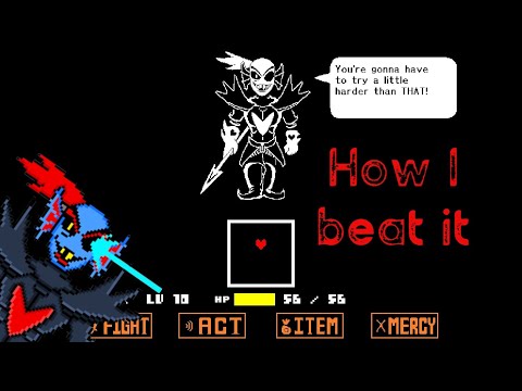 How I No Hit Undyne The Undying (Tips & Tricks) | Undertale Gameplay