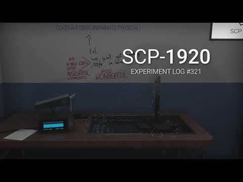 SCP-1920 (Experiment Log #321)