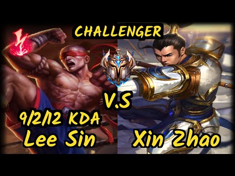 Frozen (LEE SIN) vs XIN ZHAO - 9/2/12 KDA JUNGLE CHALLENGER GAMEPLAY - EUW