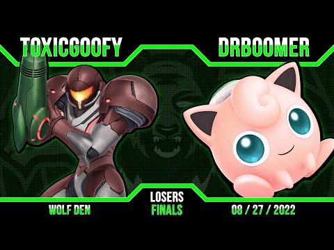 Smash South Wolf Den - ToxicGoofy (Samus) vs. DrBoomer (Jigglypuff) | Losers Finals
