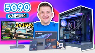 Ultimate 4K Gaming PC Build 2025! 👀 [ft. Ryzen 9800X3D & RTX 5090 w/ Benchmarks]
