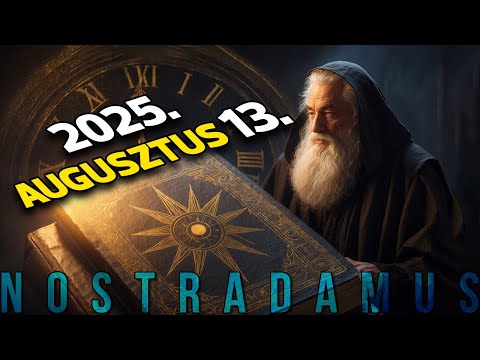 Mit jelent VALÓJÁBAN Nostradamus utolsó jóslata 2025. augusztus 13-ra vonatkozóan?