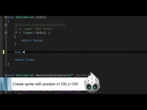 Cocos2d x V3.9+  Tutorial MoveTo