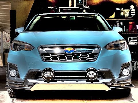 18 Crosstrek:  Hella 500 driving Lights install