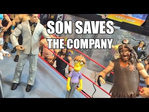 GTS WRESTLING: Foleys SAVIOR SON! WWE Mattel Figure Matches Animation PPV Event!