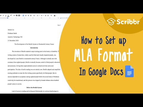 Setting up MLA Format Paper in Google Docs Step-by-Step (2020) | Scribbr 🎓