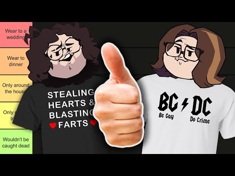 The weirdest tier list? Shirts That Go Hard