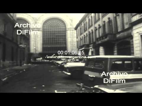 Mercado de Abasto de Buenos Aires - Hombres trabajando en mercado 1976