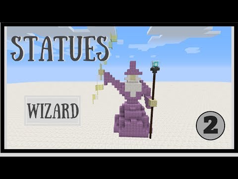 Dragontech Builds - Minecraft :: Statues #2: Wizard