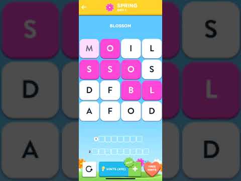 Wordbrain 2 Spring Challenge Day 1 Answers | Cheats For Wordbrain 2