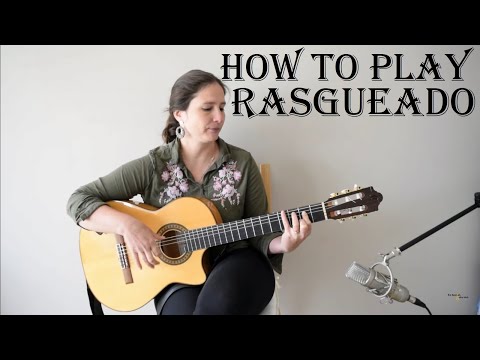 How to play rasgueado (flamenco guitar lesson)