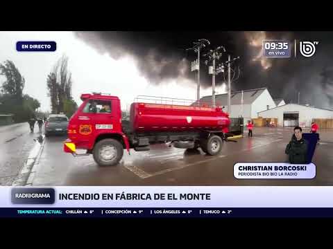 Gigantesco incendio afecta a empresa de semillas en El Monte