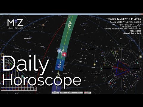 Daily Horoscope July 14, 2016 - Mars Grand Trine - True Sidereal Astrology