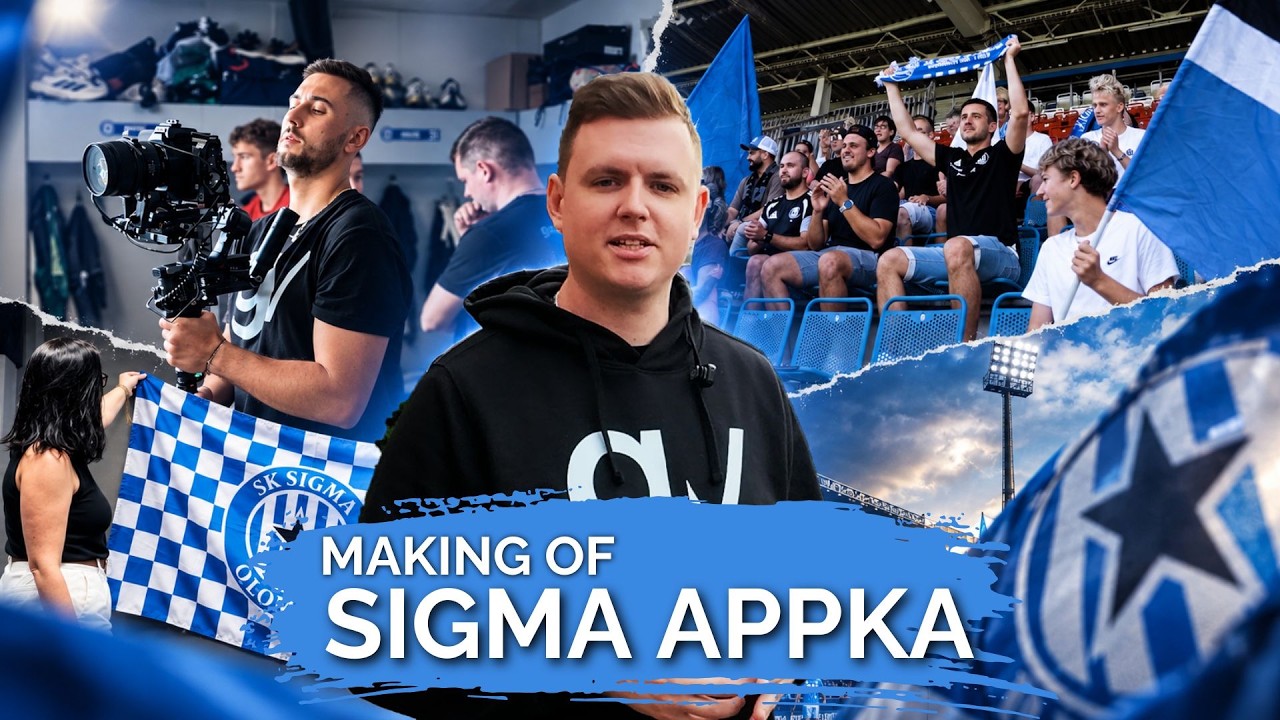 Takto vypadá natáčení pro SK SIGMA | MAKING OF