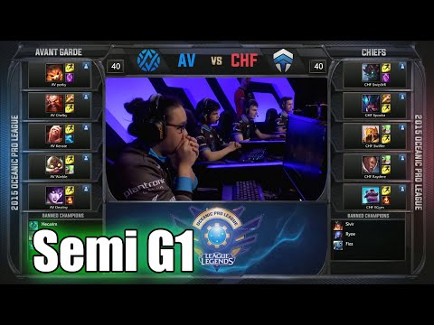 Chiefs vs Avant Garde | Game 1 Semi Finals OPL Summer 2015 Split 2 Playoffs | CHF vs AV G1