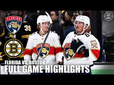 Florida Panthers vs. Boston Bruins | Full Game Highlights | ESPN NHL