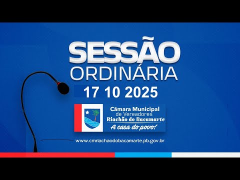 Sessão Ordinária - 17 10 2025