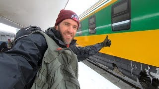 Winter Train Trip in Romania: Bucharest to Brasov