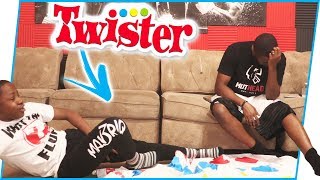MY ANNOYING LITTLE BROTHER TAKES ON THE TWISTER CHALLENGE!