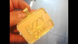Shy Glizzy Yellow Gold Glizzy Gang Chain Pendant