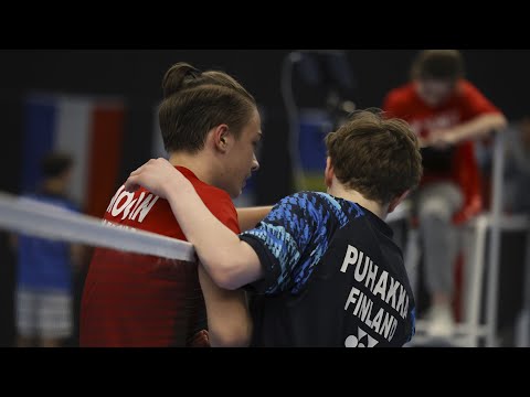 Badminton Austrian U17 Open 2024 BS U17 Aapo Puhakka vs George Alexandru Mocan Badminton Match