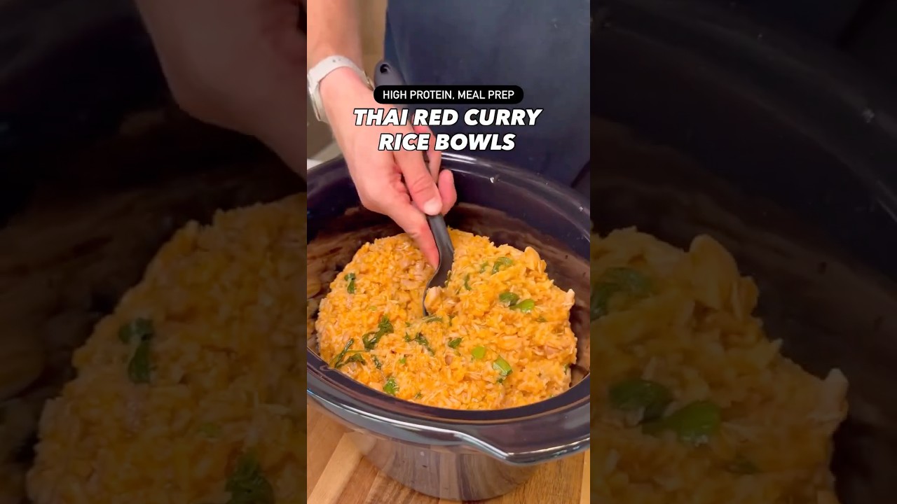 Thai Red Curry Chicken & Rice
