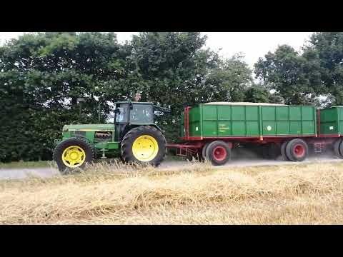"YOUNGTIMER 80ER" John Deere 3040 mit zwei Anhängern 8.7.24