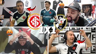 REAÇÕES DOS VASCAINOS REVOLTADOS | INTERNACIONAL 1 X 1 VASCO | BRASILEIRÃO 2025 | LÉO JARDIM EXPULSO
