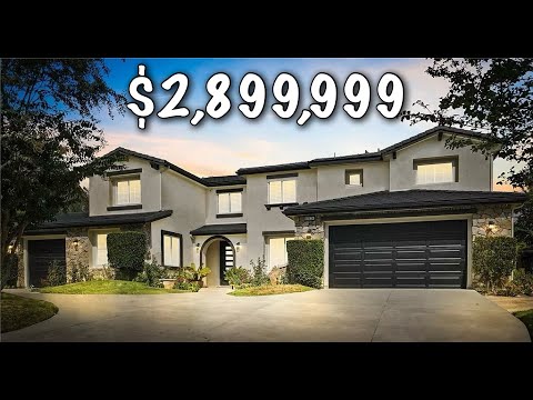 Inside a $2,899,999 Estate with LUXURY Living Room Design in Granada Hills CA!