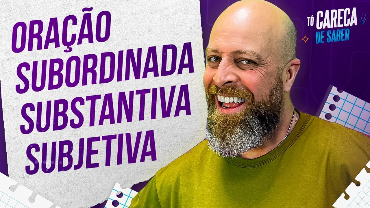 Oração Subordinada Substantiva Subjetiva [Professor Noslen] #carecadesaber #professornoslen