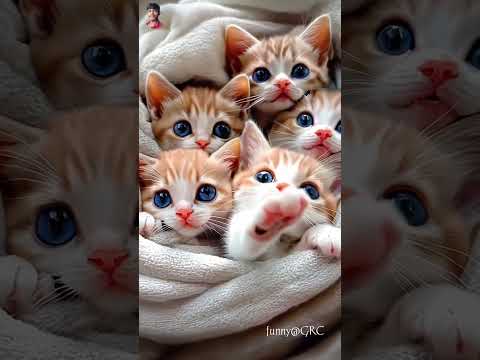 cute cats Billi ke char bacche#Gajendra Chauhan # beautiful video