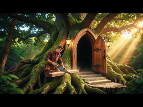 I Survived 200 Days Inside a Giant Tree – Built a Luxury Vine Shelter in the Rainforest!