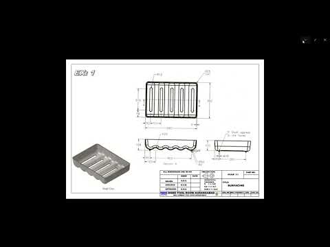 CATIA V5 Tutorial | Wireframe & Surface Design | Soap Case 3D Modeling