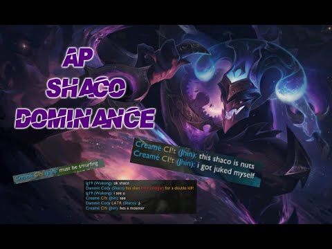 "he must be smurfing" - Shaco Support Dominance