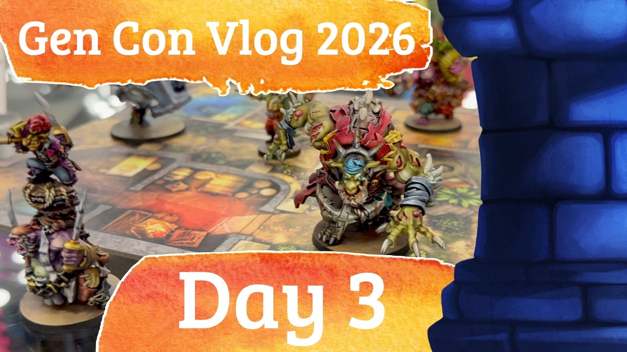 Gen Con Vlog Day 3: Calm Before The Storm