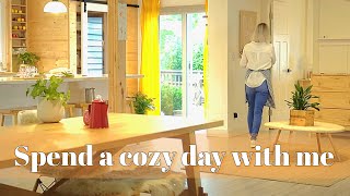 TIPS ON LAUNDRY AND FOLDING | FALL HOMEMAKING | COZY ART VLOG | Scandish home homemaking