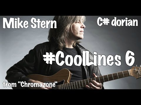 #CoolLines 6: MIKE STERN • C# Dorian lick (from "Chromazone")