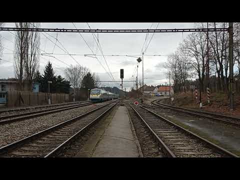 High speed train SC Pendolino, Czech Republic. 🚂🚂🚂🚃🚃🚃🚃🚃🚃
