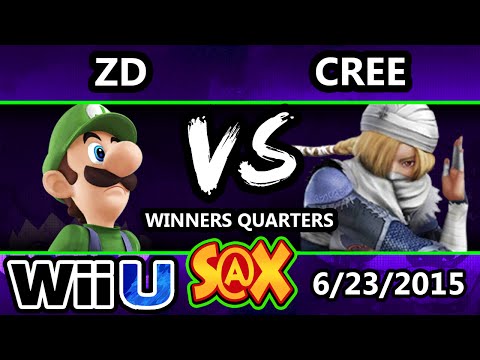 S@X 103 - ZD (Luigi) vs. Cree (Sheik) SSB4 Winners Quarters - Smash Wii U - Smash 4