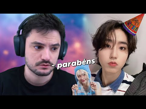 Felipe Neto dando parabéns pro Jisung e Felix 😮