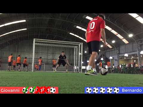 Desafio pênalti as cegas do Bola Dividida 😂 Ber (GRE) x Gio (INT) ⚽⚽⚽⚽⚽