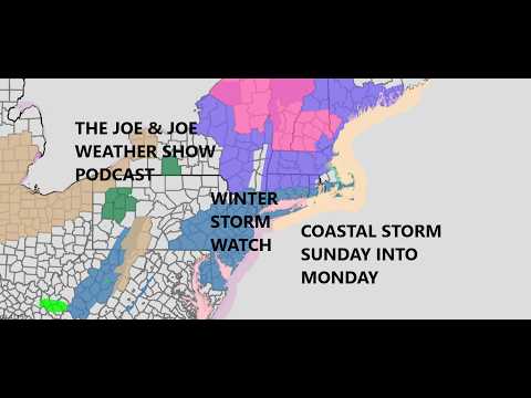 Weather Models Pointing To A Major Coastal East Coast Storm Developing Late Sunday Into Monday