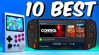 10 Best Handheld Consoles for Emulation & PC Gaming 🔥