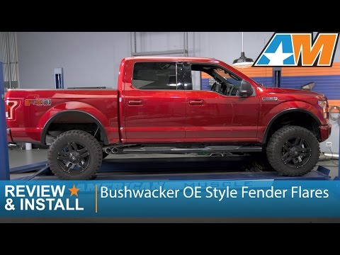2015-2016 F-150 Bushwacker OE Style Fender Flares - Matte Black Review & Install