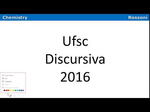 Ufsc 2016 Q Discursiva - Química ambiental